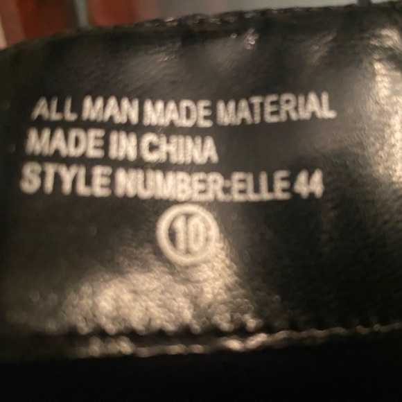 BUMPER ELLE 44 COVERED PLATFORM BLING BOOTIE SIZE 10 EXCELLENT CONDITION - Picture 6 of 9